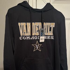 NWT Black Vanderbilt Commodores Hoodie with pocket
